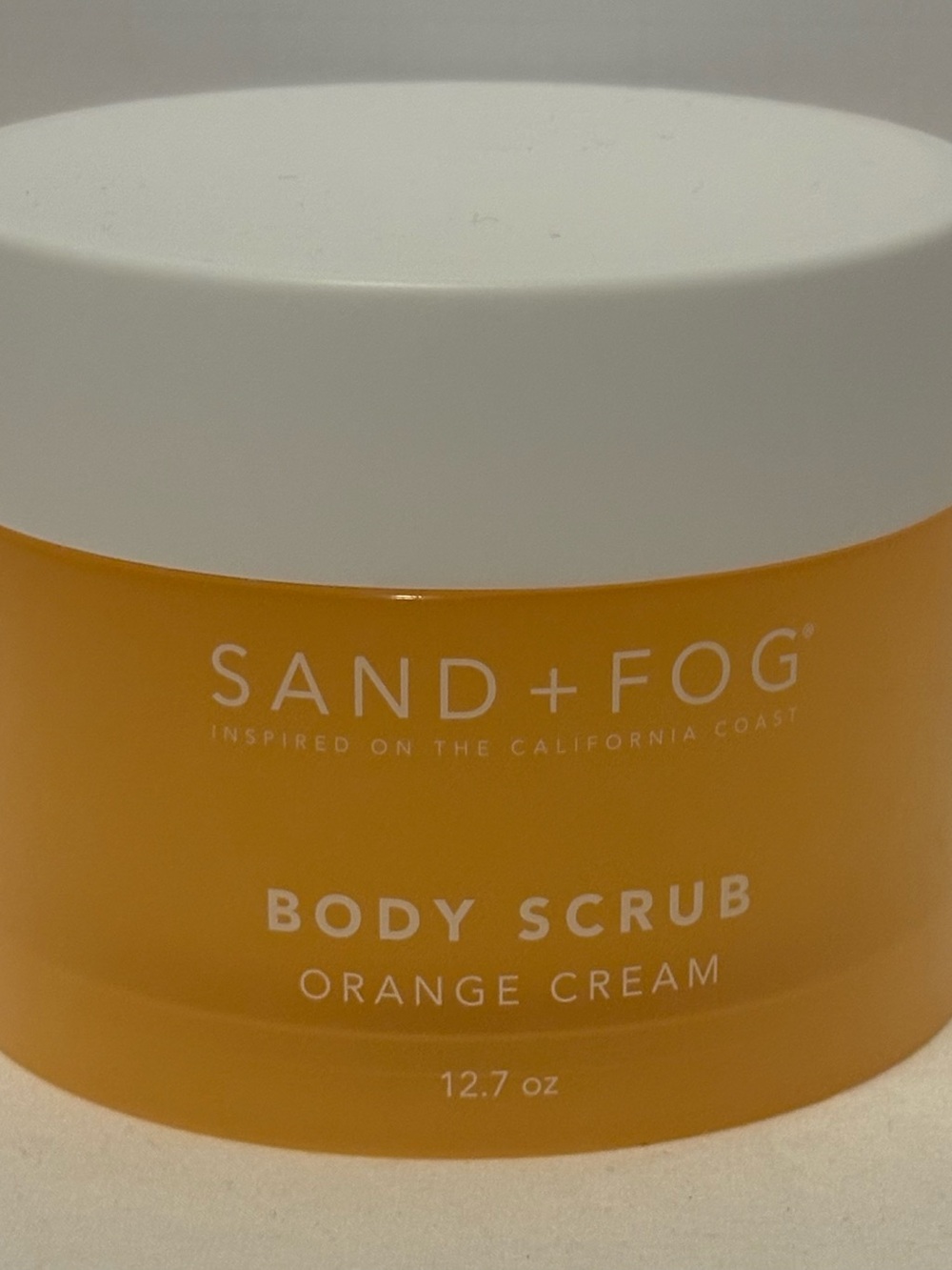 SAND+FOG Orange Cream Exfoliating Body Scrub 12.7 oz NEW